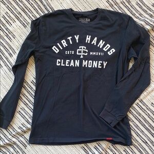 Black Long Sleeve Graphic Tee
